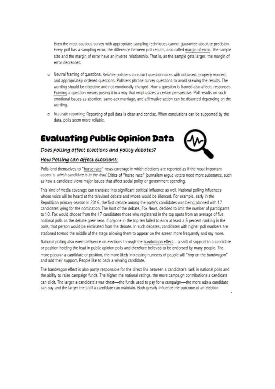 Lesson 3 Unit 4 Public Opinion Activity, page 3