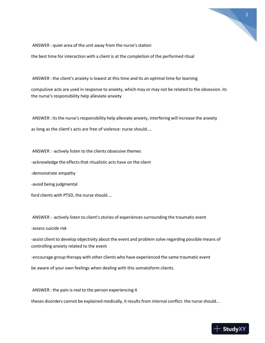 2023 HESI Fundamental of Nursing Practice Exam With Answers (319 Solved Questions), page 3