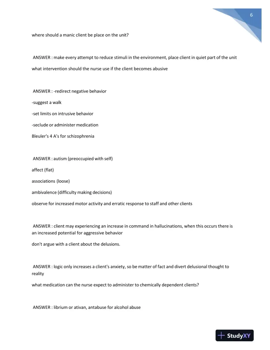 2023 HESI Fundamental of Nursing Practice Exam With Answers (319 Solved Questions), page 7