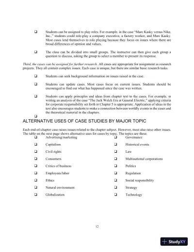 Lecture Notes For Business, Government, And Society: A Managerial Perspective, 13th Edition - Page 13 preview image