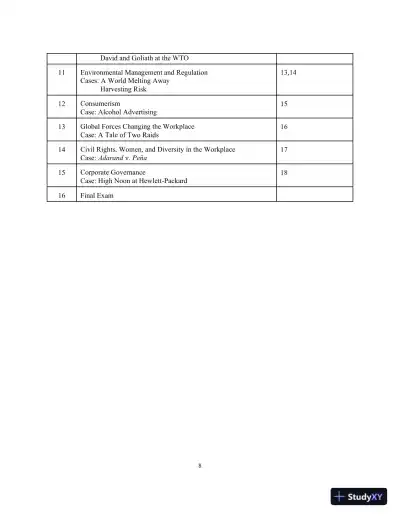 Lecture Notes For Business, Government, And Society: A Managerial Perspective, 13th Edition - Page 9 preview image