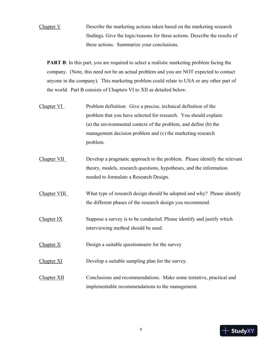 Marketing Research: An Applied Orientation, 7th Edition Solution Manual, page 11
