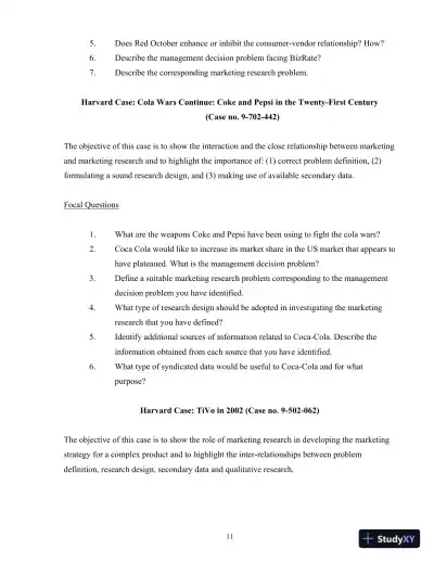 Marketing Research: An Applied Orientation, 7th Edition Solution Manual - Page 13 preview image