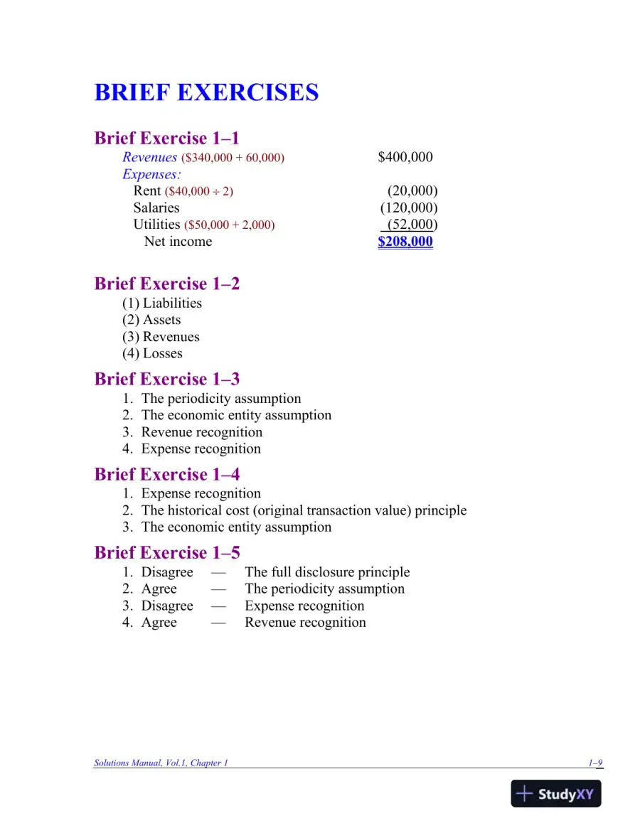 Solution Manual for Intermediate Accounting, 9th Edition, page 10