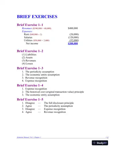 Solution Manual for Intermediate Accounting, 9th Edition - Page 10 preview image