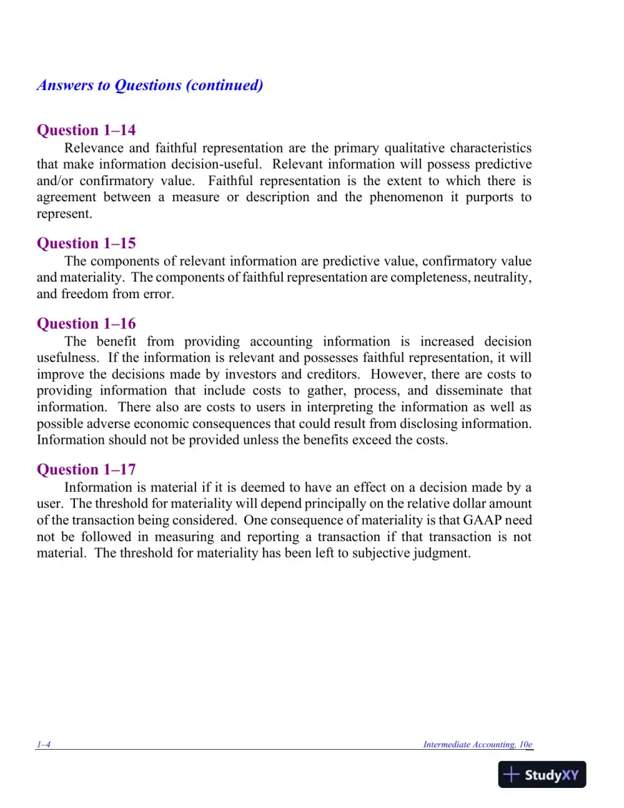 Solution Manual for Intermediate Accounting, 9th Edition, page 5