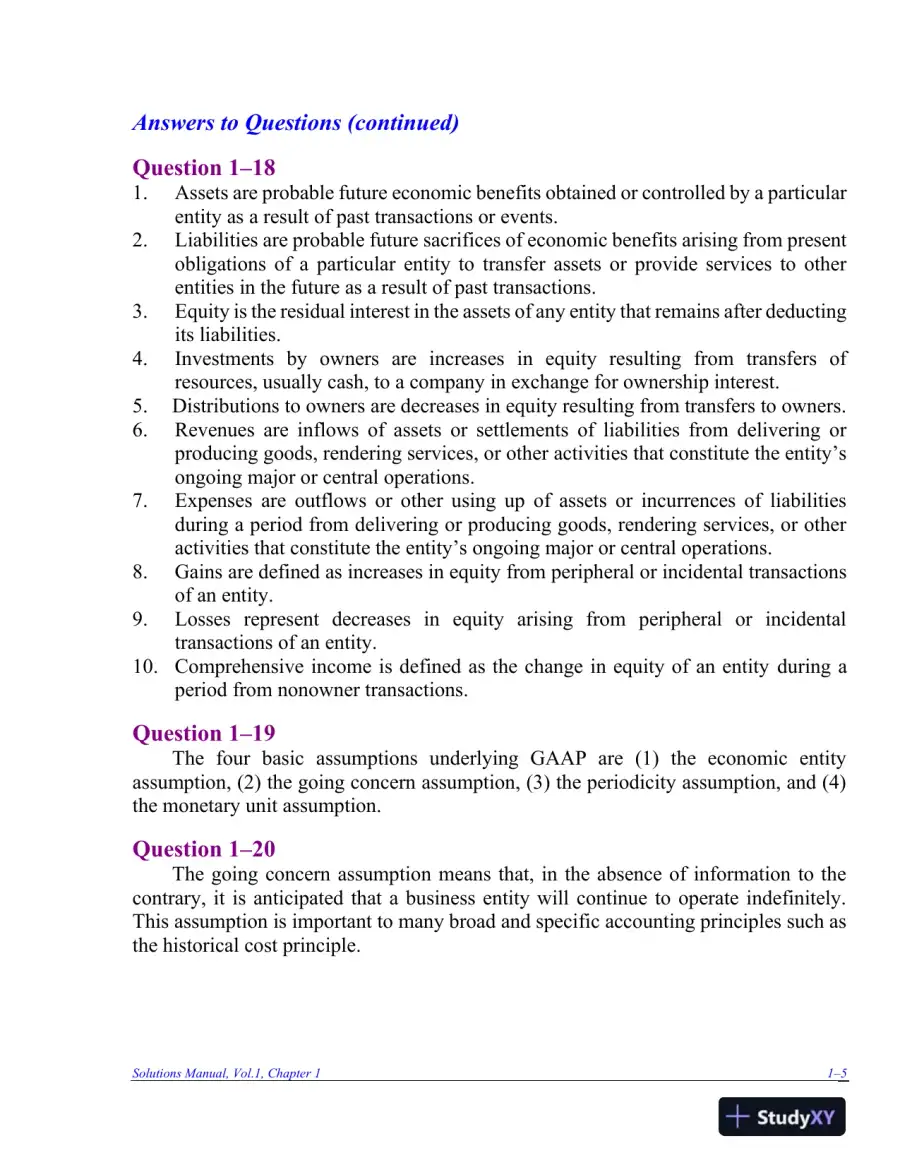 Solution Manual for Intermediate Accounting, 9th Edition, page 6