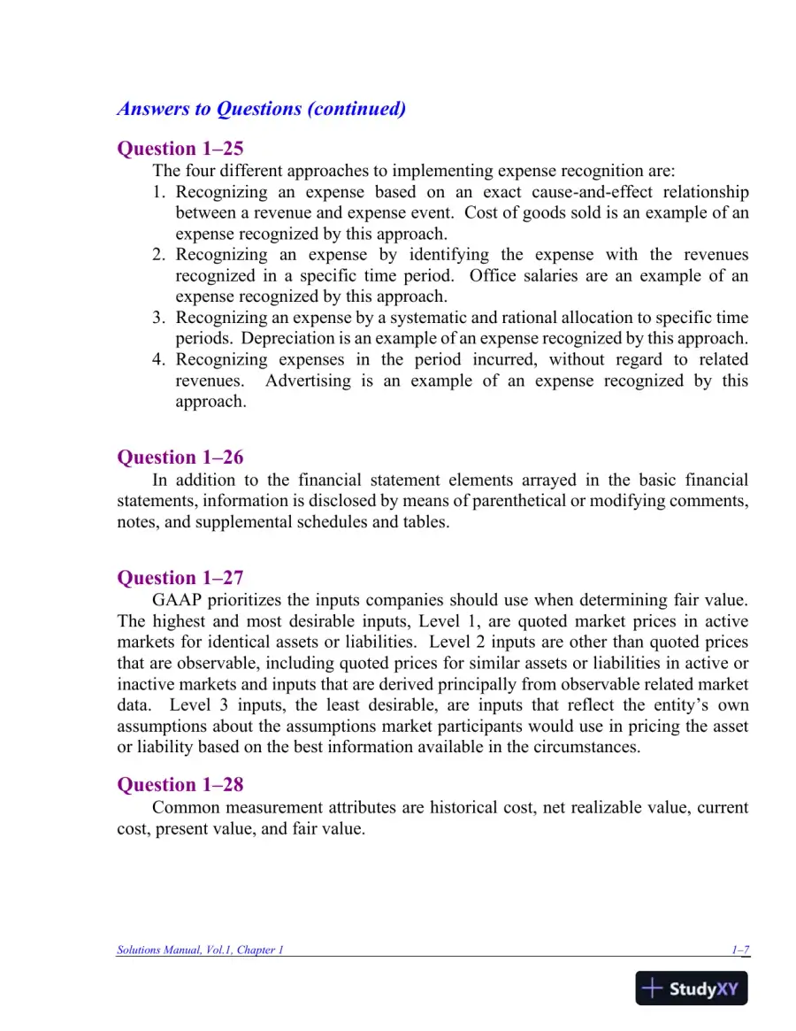 Solution Manual for Intermediate Accounting, 9th Edition, page 8