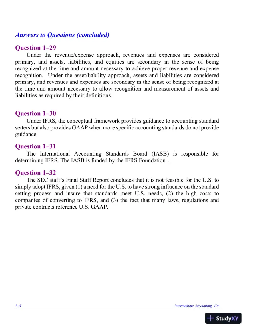 Solution Manual for Intermediate Accounting, 9th Edition, page 9