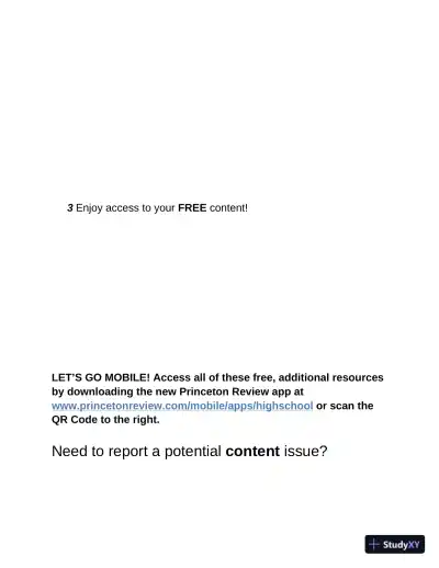 Princeton Review AP U.S. History Premium Prep : 6 Practice Tests (2023) - Page 12 preview image