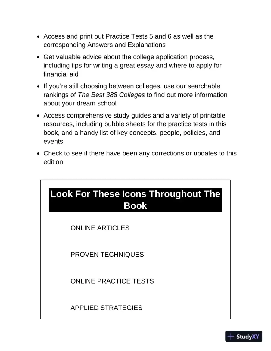 Princeton Review AP U.S. History Premium Prep : 6 Practice Tests (2023), page 14