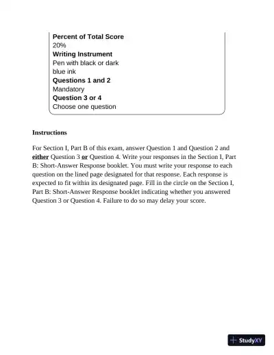 Princeton Review AP U.S. History Premium Prep : 6 Practice Tests (2023) - Page 29 preview image