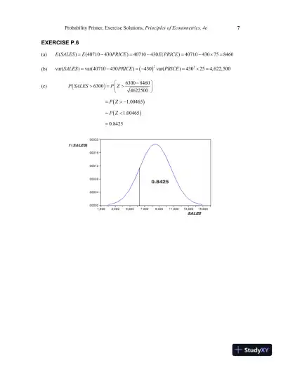 Principles Of Econometrics, 4th Edition Solution Manual - Page 10 preview image