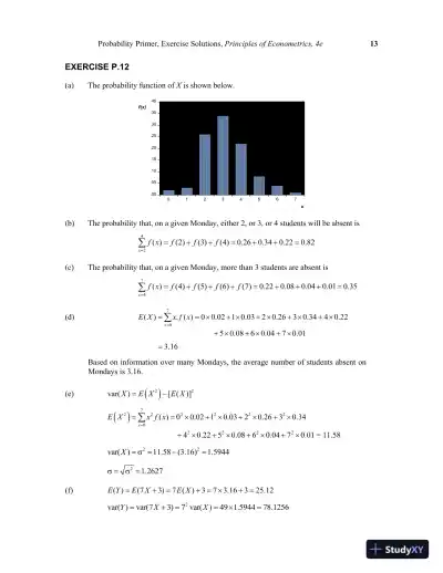 Principles Of Econometrics, 4th Edition Solution Manual - Page 16 preview image