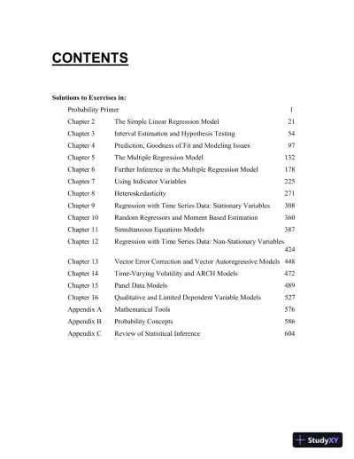 Principles Of Econometrics, 4th Edition Solution Manual - Page 3 preview image