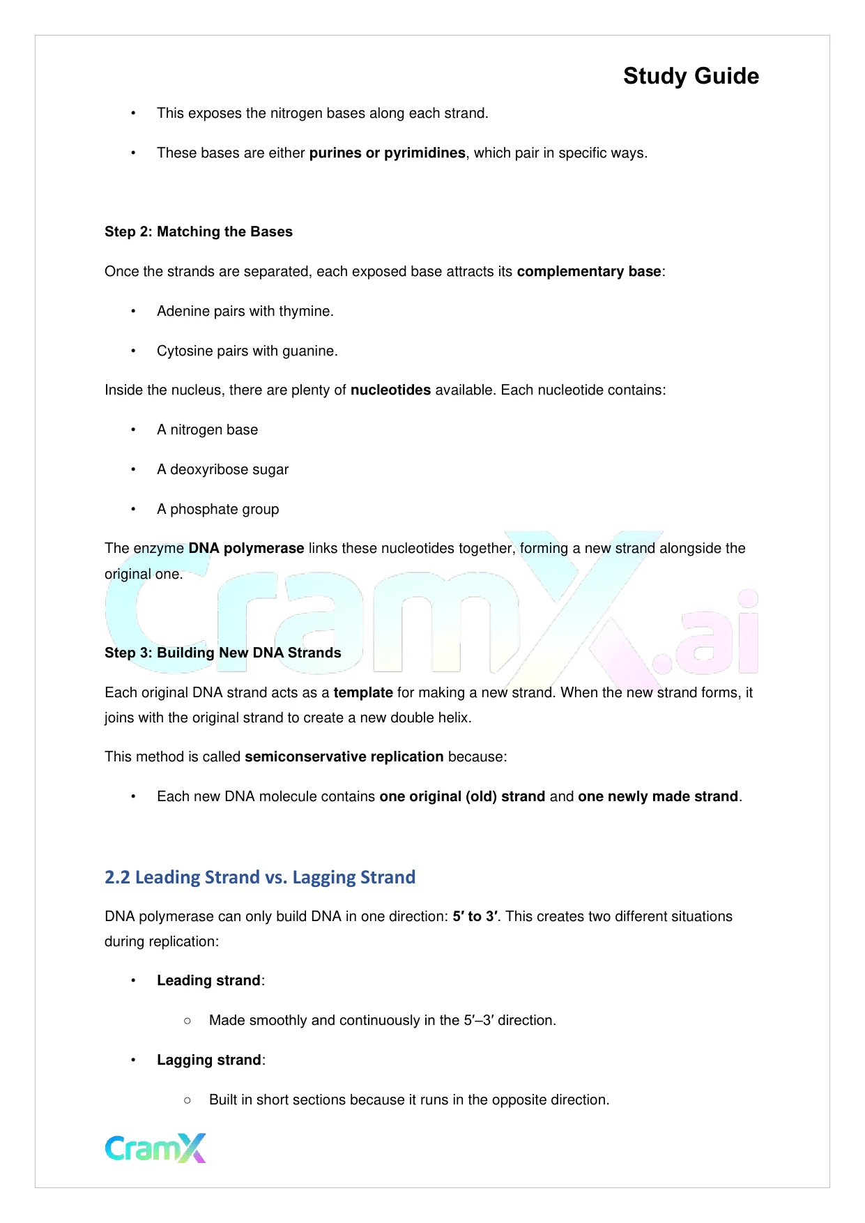 Biology - Gene Expression (Molecular Genetics) - Page 3 preview image