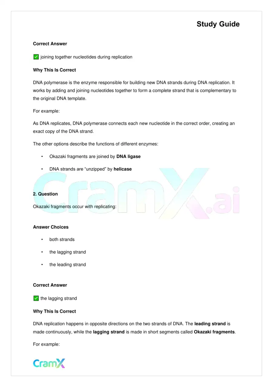 Biology - Gene Expression (Molecular Genetics), page 5