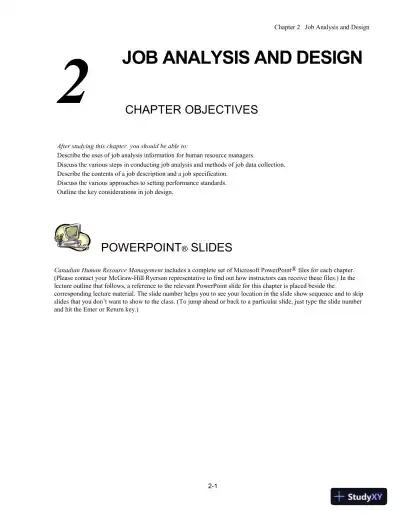 Canadian Human Resource Management, Mixed Media Product, 10th Edition Solution Manual - Page 16 preview image