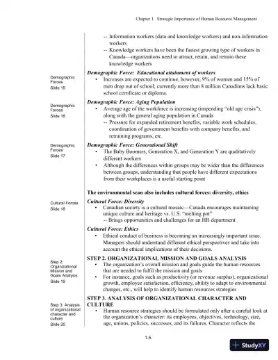 Canadian Human Resource Management, Mixed Media Product, 10th Edition Solution Manual - Page 6 preview image