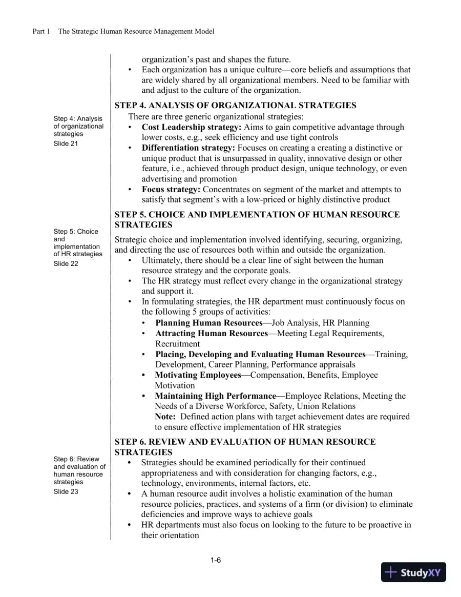 Canadian Human Resource Management, Mixed Media Product, 10th Edition Solution Manual, page 7
