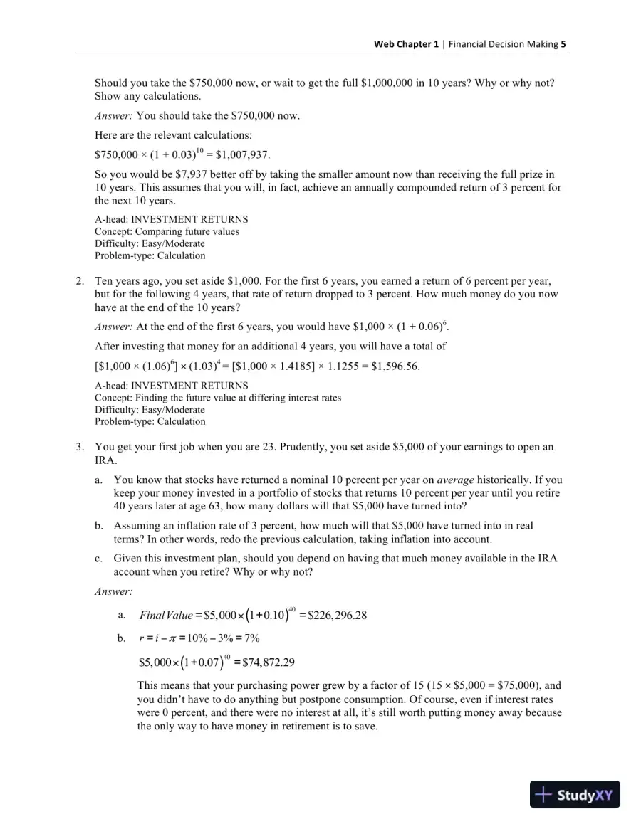 Solution Manual for Macroeconomics, 2nd Edition, page 6