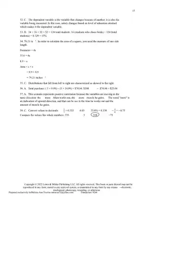 TEAS 7 Math Practice Test Edition 3 - Page 17 preview image