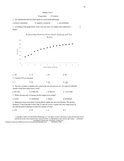 TEAS 7 Math Practice Test Edition 3 - Page 20 preview image