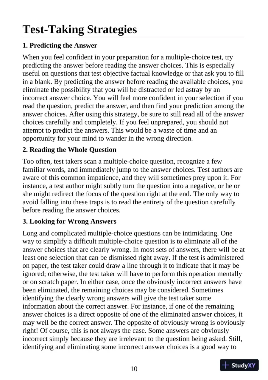 ATI TEAS Study Manual TEAS 6 Study Guide and Practice Test (2020), page 11