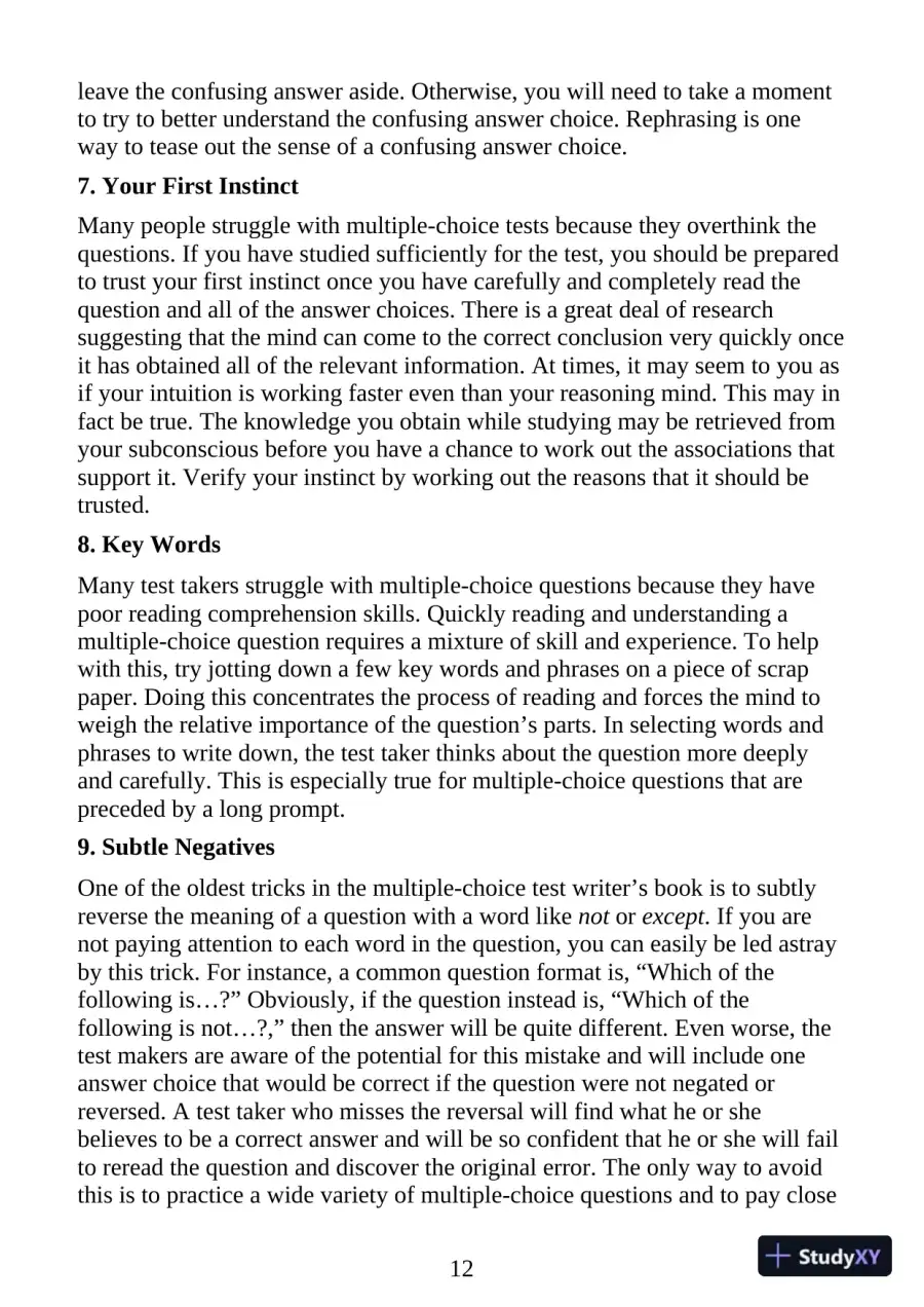 ATI TEAS Study Manual TEAS 6 Study Guide and Practice Test (2020), page 13