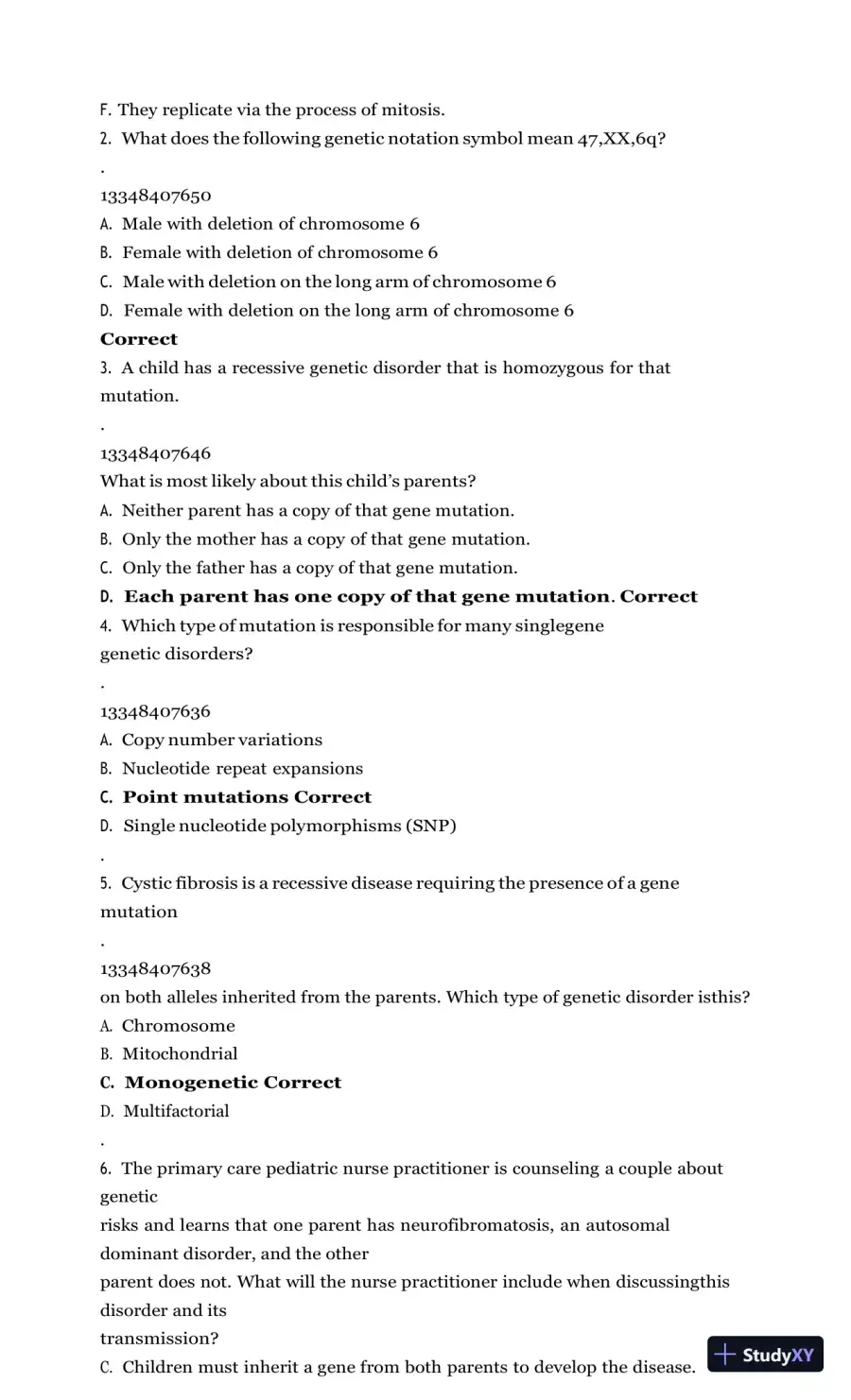 Test Bank for Burns' Pediatric Primary Care, 7th Edition (Chapters 1-46), page 10