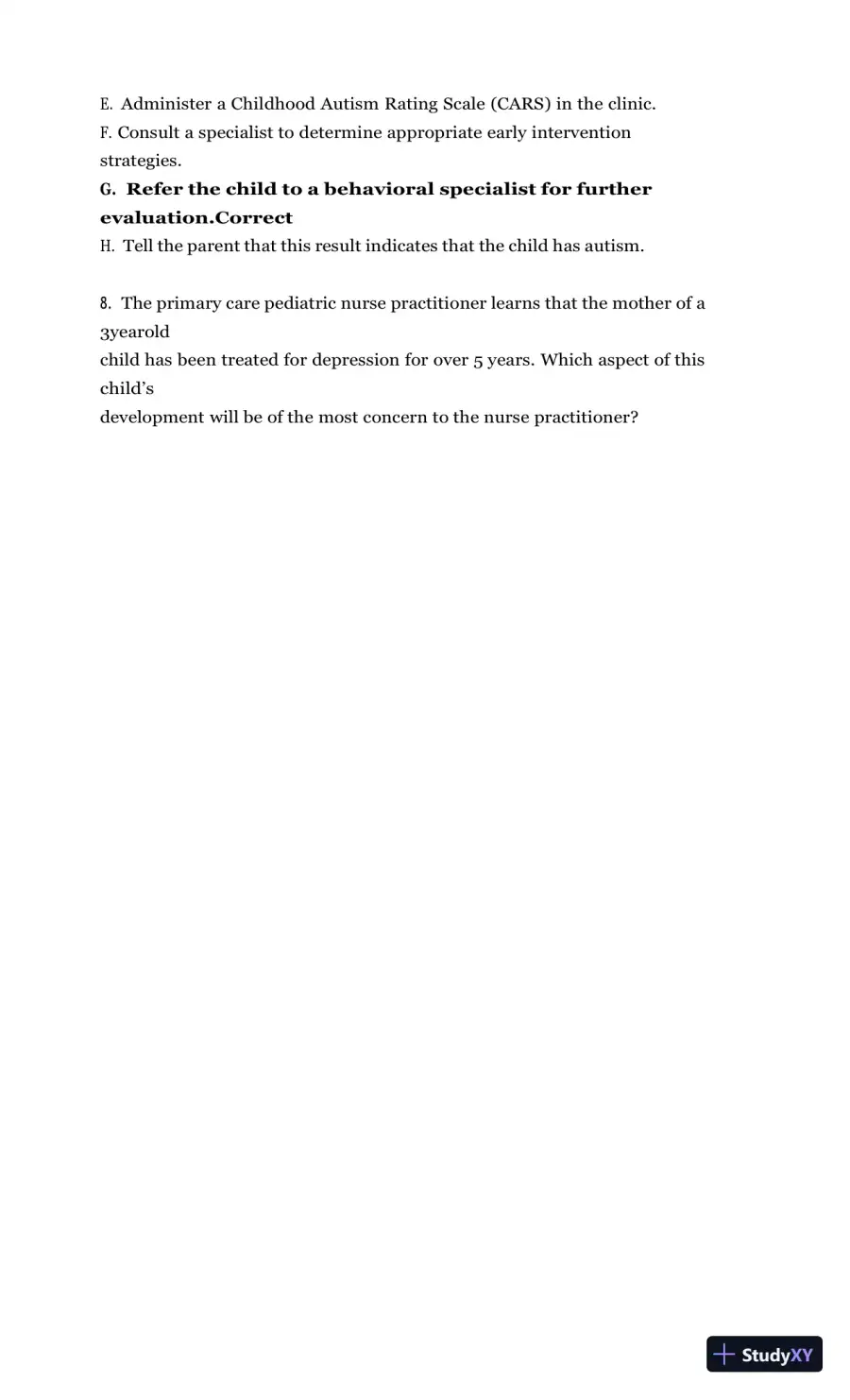 Test Bank for Burns' Pediatric Primary Care, 7th Edition (Chapters 1-46), page 19