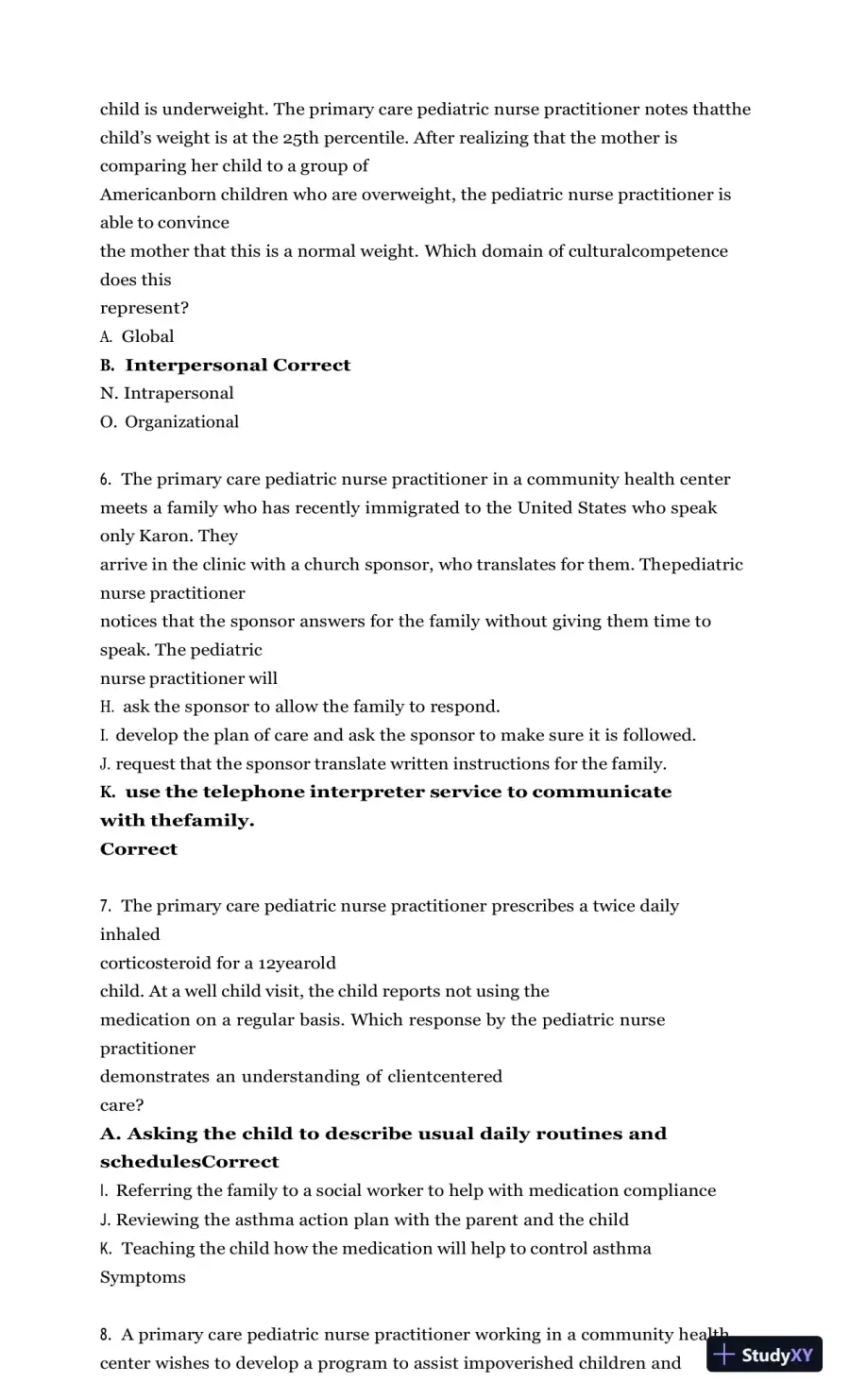 Test Bank for Burns' Pediatric Primary Care, 7th Edition (Chapters 1-46), page 24