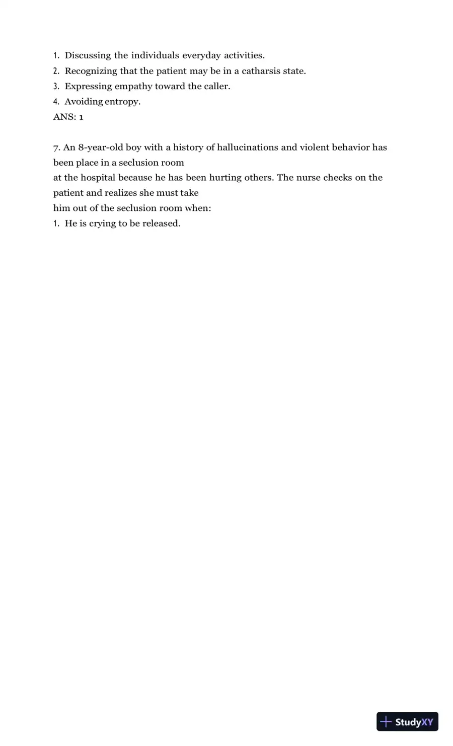 Test Bank for Burns' Pediatric Primary Care, 7th Edition (Chapters 1-46), page 5