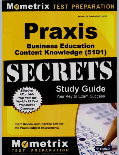 Praxis Business Education Content Knowledge (5101) Secrets Study Guide (2020) - Page 1 preview image