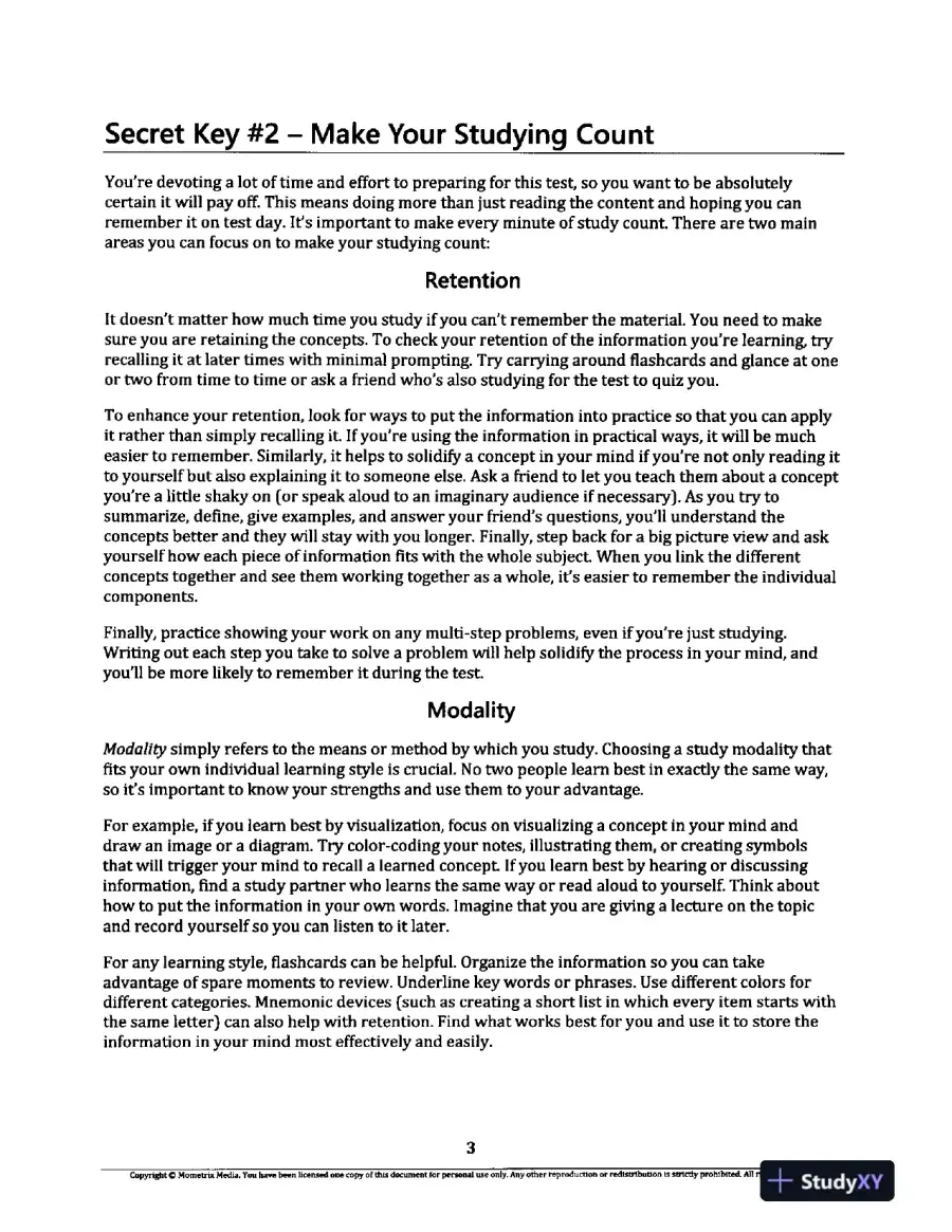 Praxis Business Education Content Knowledge (5101) Secrets Study Guide (2020), page 11