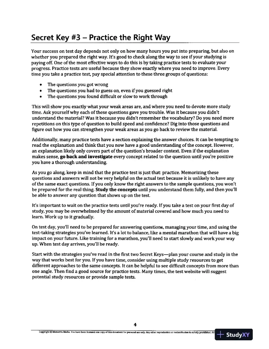 Praxis Business Education Content Knowledge (5101) Secrets Study Guide (2020), page 12