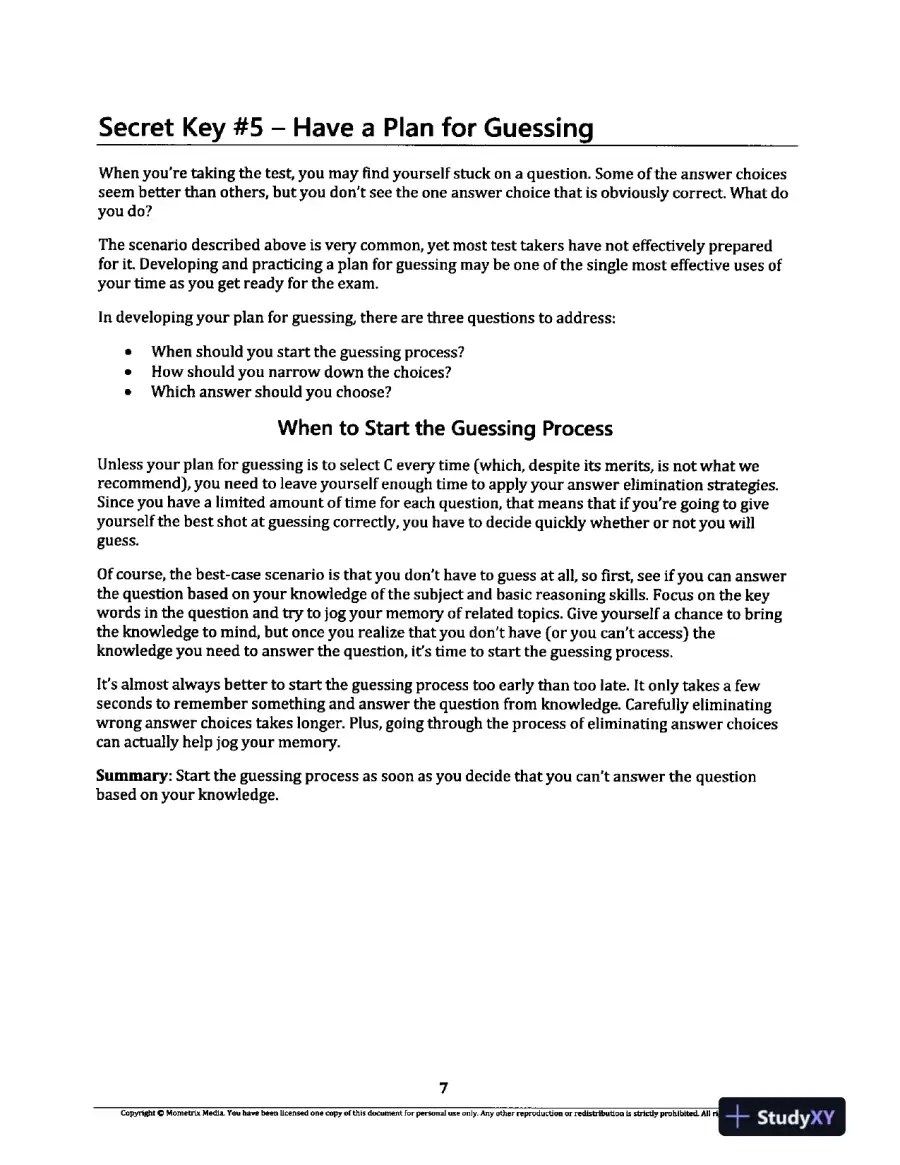 Praxis Business Education Content Knowledge (5101) Secrets Study Guide (2020), page 15