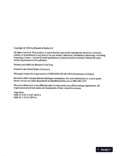 Praxis Business Education Content Knowledge (5101) Secrets Study Guide (2020) - Page 4 preview image