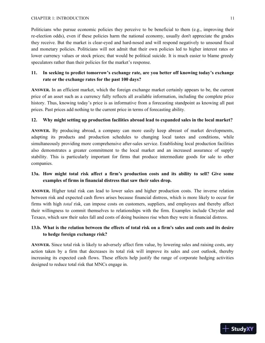 Multinational Financial Management, Study Guide, 6th Edition Solution Manual, page 12