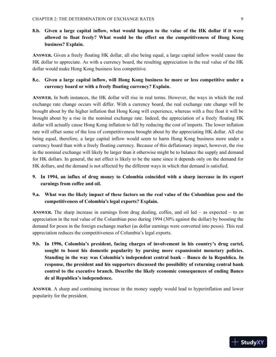 Multinational Financial Management, Study Guide, 6th Edition Solution Manual, page 23