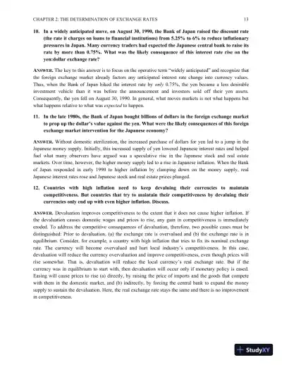 Multinational Financial Management, Study Guide, 6th Edition Solution Manual - Page 27 preview image