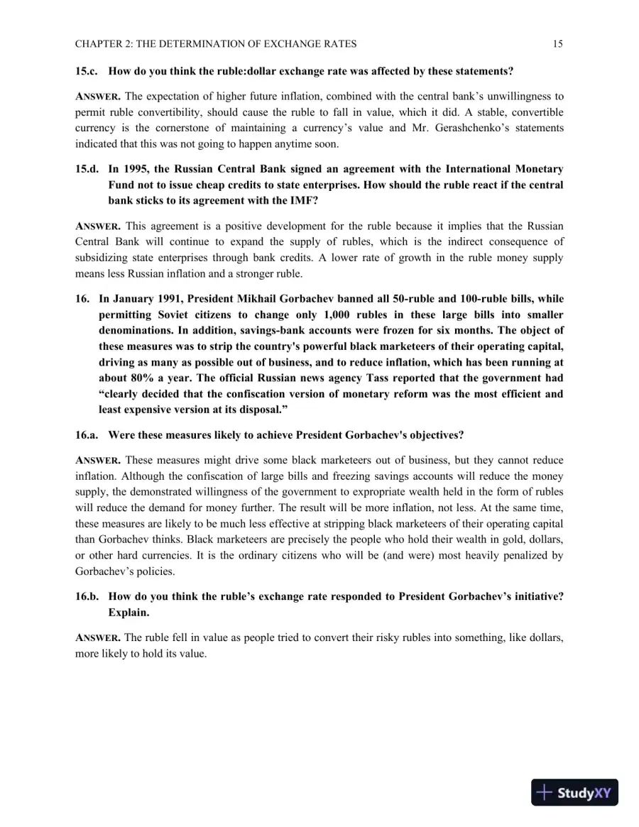 Multinational Financial Management, Study Guide, 6th Edition Solution Manual, page 29