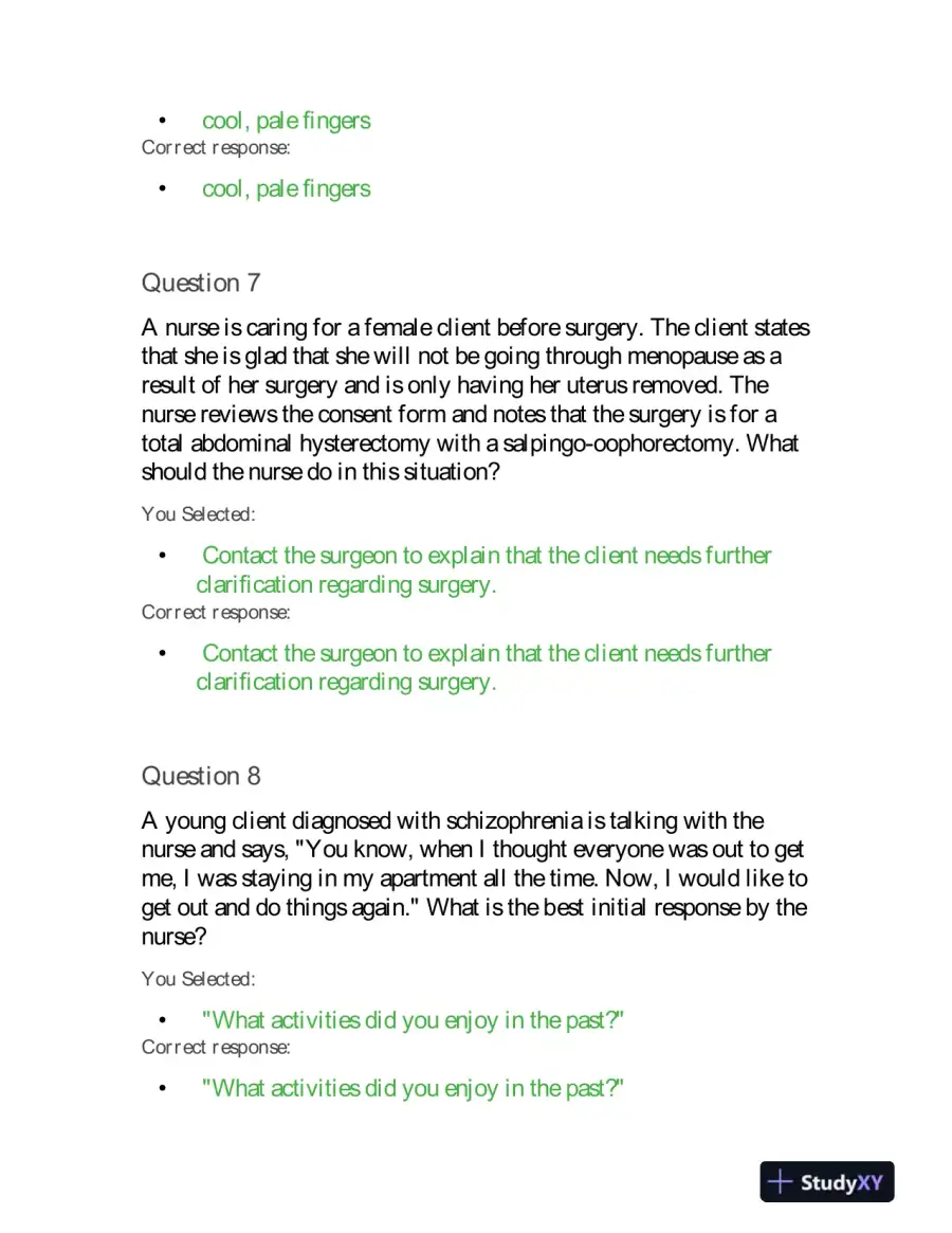 2019 HESI PN Prenatal Exit Exam VI With Answers (160 Solved Questions), page 4