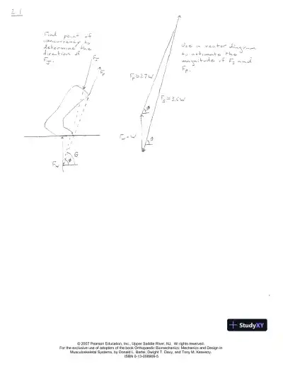 Solution Manual for Orthopaedic Biomechanics: Mechanics and Design in Musculoskeletal Systems, 1st Edition - Page 1 preview image