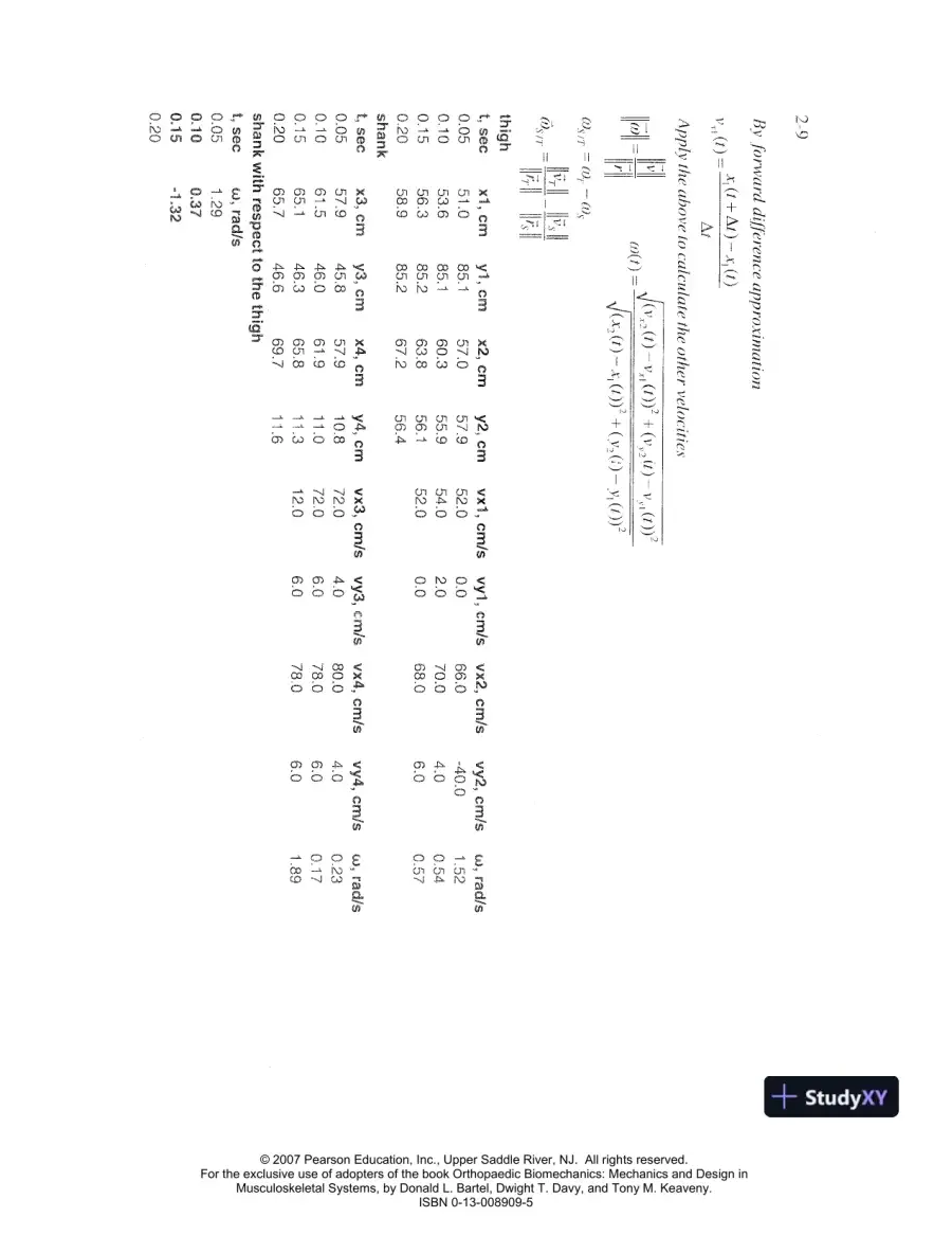 Solution Manual for Orthopaedic Biomechanics: Mechanics and Design in Musculoskeletal Systems, 1st Edition, page 10
