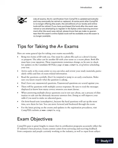 COMPTIA A+ COMPLETE PRACTICE TESTS : core 1 exam 220-1101 and core 2 exam 220-1102. (2022) - Page 16 preview image