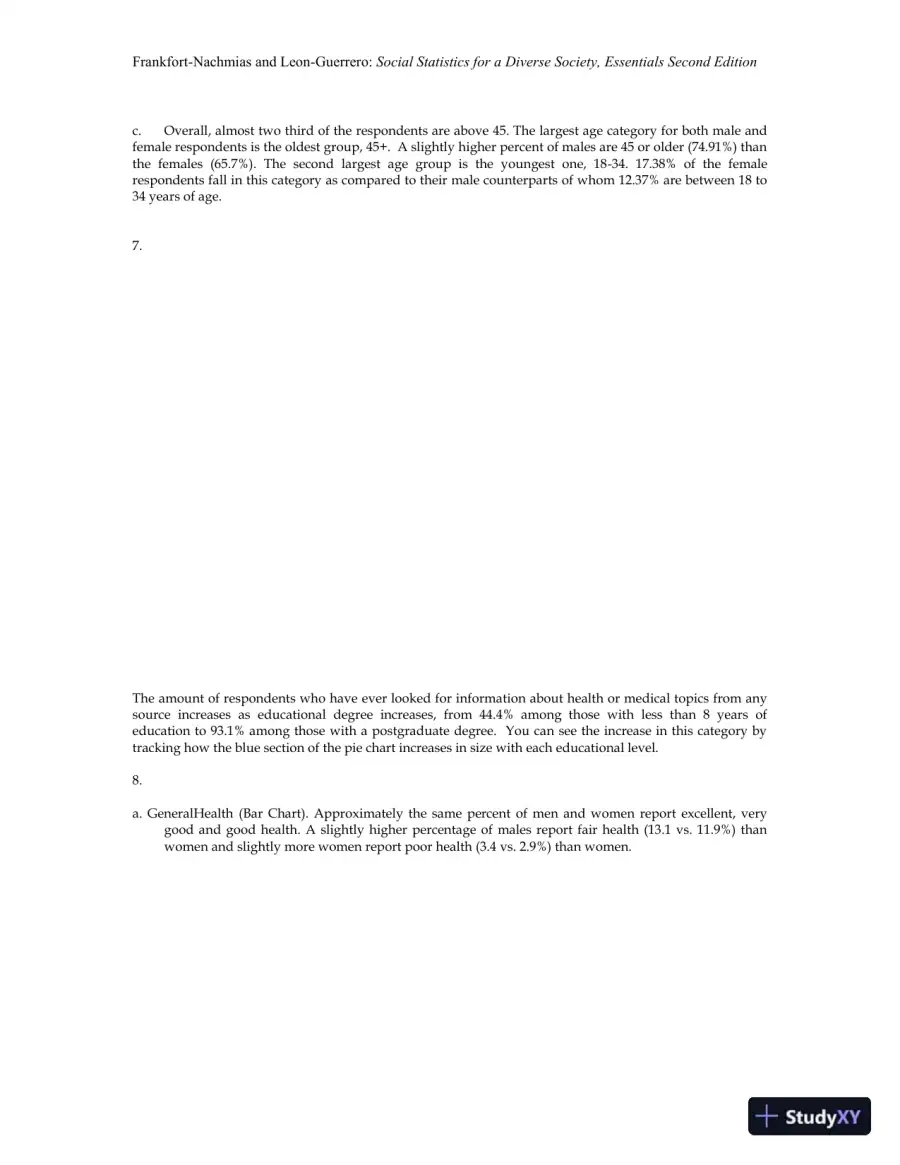 Essentials of Social Statistics for a Diverse Society Second Edition Solution Manual, page 15