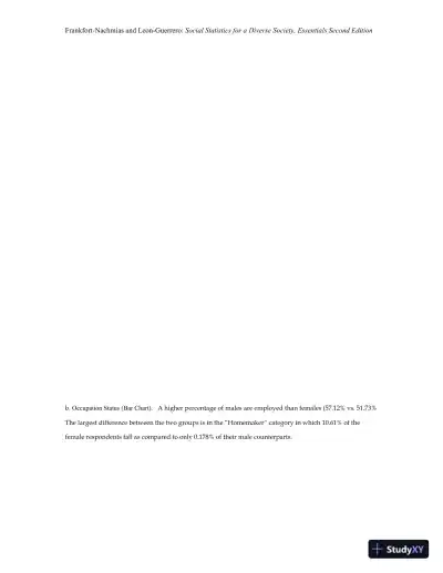 Essentials of Social Statistics for a Diverse Society Second Edition Solution Manual - Page 16 preview image