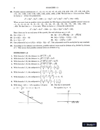 Solution Manual for Calculus for Engineers, 4th Edition - Page 7 preview image