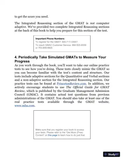 Princeton Review GMAT Premium Prep, 2021: 6 Computer-Adaptive Practice Tests + Review and Techniques (2020) - Page 17 preview image
